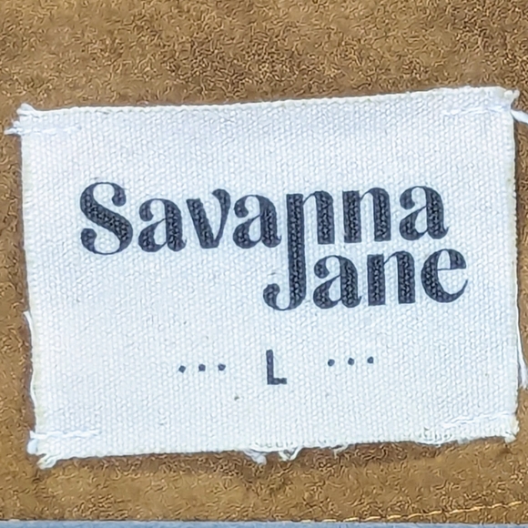 Savanna Jane Brown Fringe Jacket with Embroidered Design - Picture 9 of 16